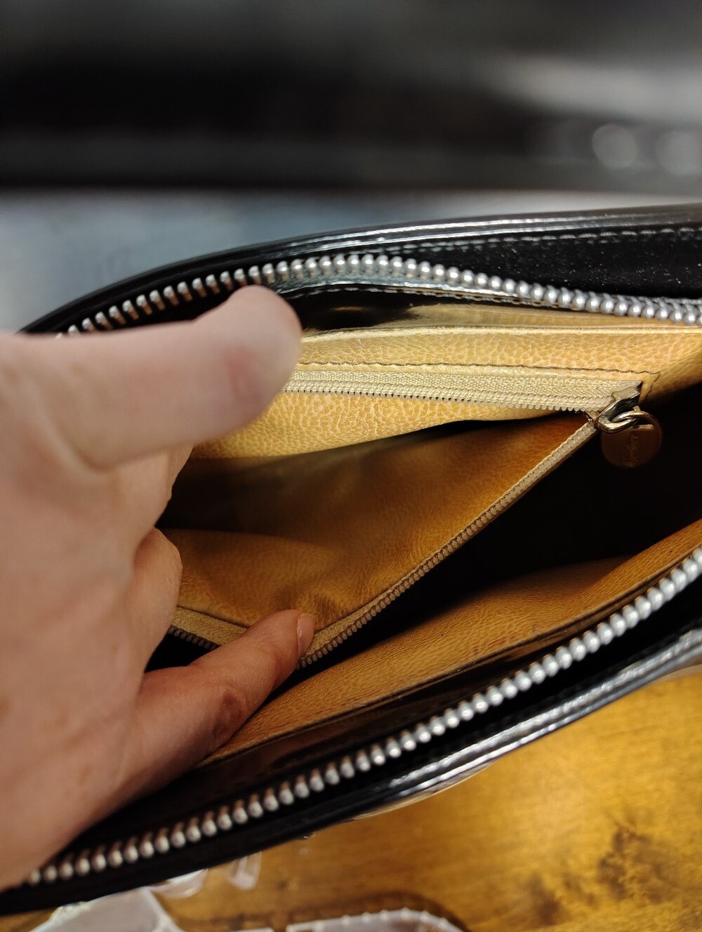 Cartier Black 2000's Leather Top Handle Trinity Bag - Picture 10 of 13
